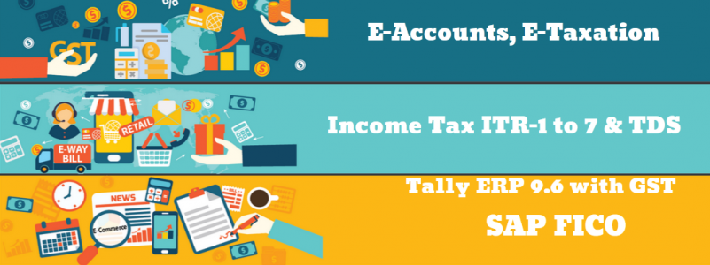 Accounting Classes in Laxmi Nagar Delhi, GST Institute in Delhi, 100 Job Guarantee,